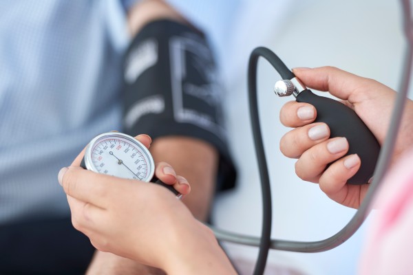 image of a blood pressure check