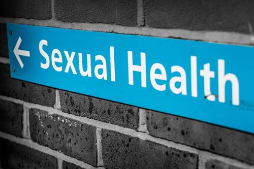 Image of a Sexual Health sign